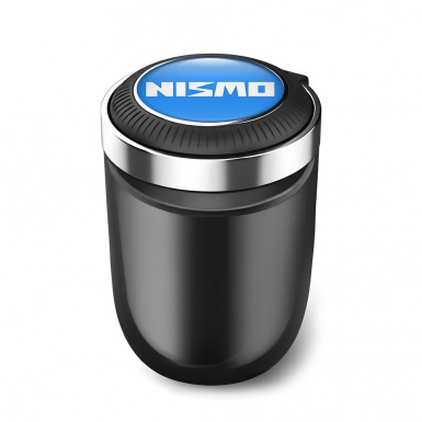 Nissan Nismo Ashtray Logo Container for Cigarette LED Blue Design 