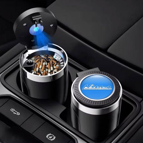 Nissan Trash Can Ashtray Blue Nismo Edition 