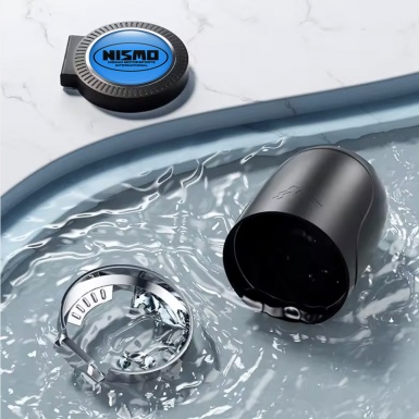 Nissan Nismo Automotive Ashtray Blue Black Logo 