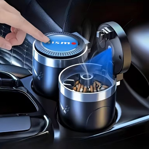 Nissan Nismo Style Car Ashtray for Cigarette with LED Light