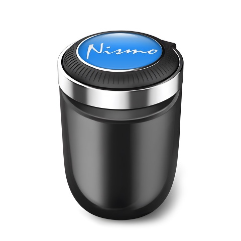 Nissan Nismo Ashtray Logo Container for Cigarette LED Blue print with White Font 