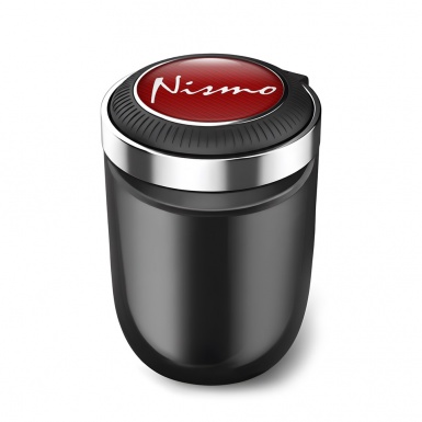 Nissan Nismo Ashtray Car Accessory Red Carbon with White Font Logo 