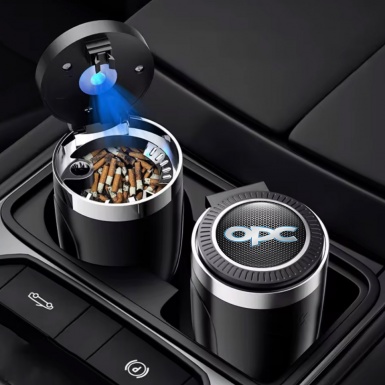 Opel Trash Can Ashtray High-Quality OPC Logo 