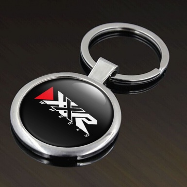 XXR Key Chain Metal Black Classic White Red Edition