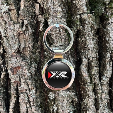 XXR Key Chain Metal Black Classic White Red Edition