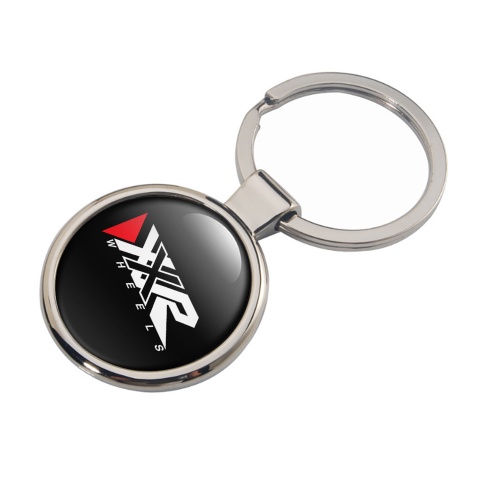 XXR Key Chain Metal Black Classic White Red Edition