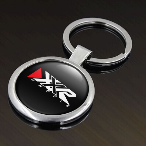 XXR Key Chain Metal Black Classic White Red Edition