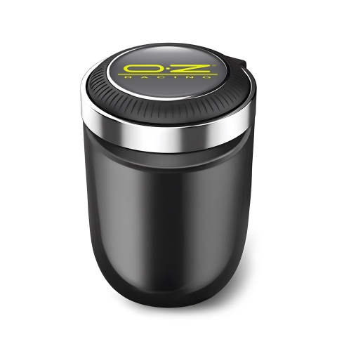 OZ Ashtray Logo Container for Cigarette LED Yellow Logo 