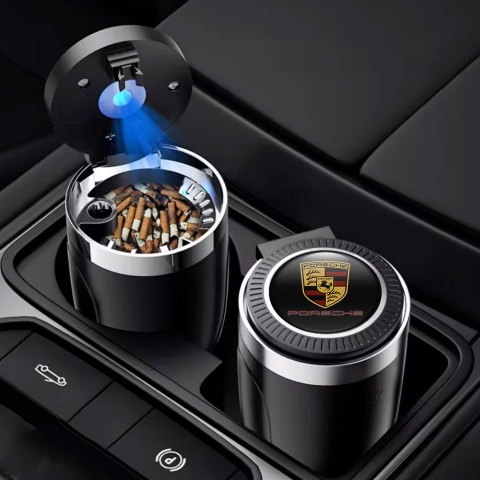Porsche Trash Can Ashtray Logo Edition