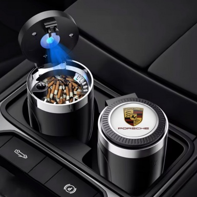 Porsche Ashtray Car Accessory LED Light
