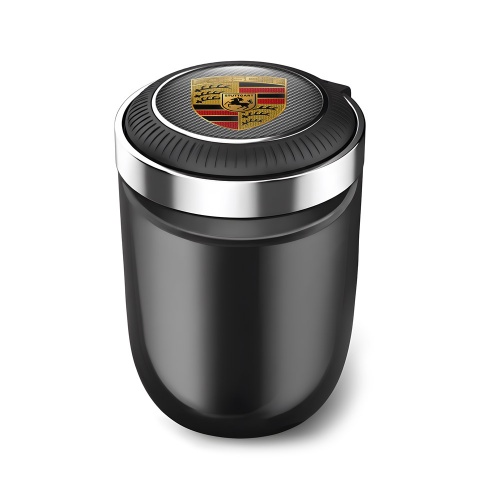 Porsche Ashtray Logo Container for Cigarette LED Branded