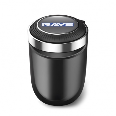 Rays Car Ashtray for Cigarette Carbon Logo Design 