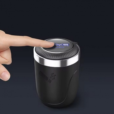 Rays Ashtray Logo Container for Cigarette LED Carbon Design 