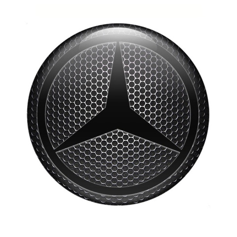 Mercedes Domed Emblems Silicone Badge Self Adhesive