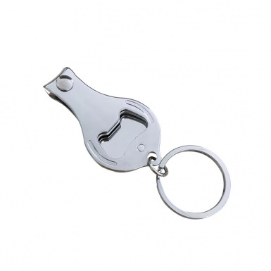 BMW Key Holder Chain Nail Clipper Classic Black Ring Graphite Logo Edition