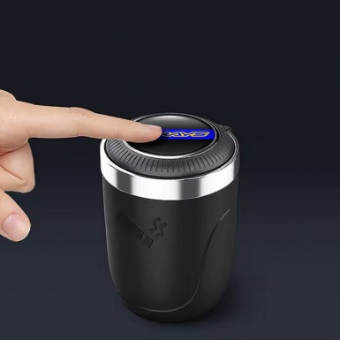 Rays Trash Can Ashtray High-Quality Logo Effect 