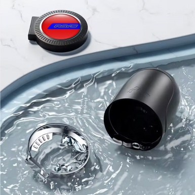 Rays Trash Can Ashtray Red Blue Log Nuance 