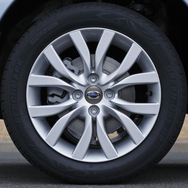 Datsun  Wheel Center Cap Domed Stickers Auto Tuning Carbon