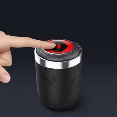 Renault Stylish Ashtray Logo Container for Cigarette LED