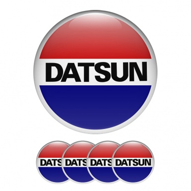 Datsun Domed Stickers Wheel Center Cap Sports Series