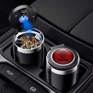 Saab Automotive Ashtray Red Carbon Edition 