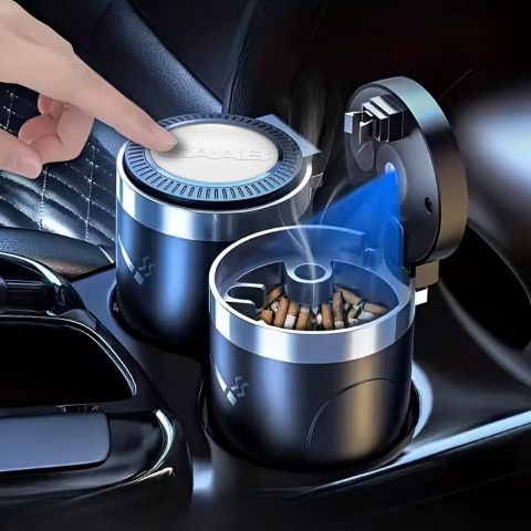 Saab Car Ashtray for Cigarette Logo with White DEsign 