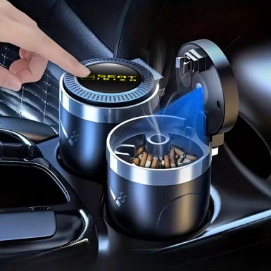 Seat Ashtray Logo Container for Cigarette LED Ibiza Design 