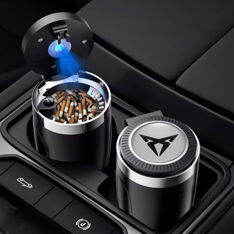 Seat Cupra Ashtray Logo Container for Cigarette LED