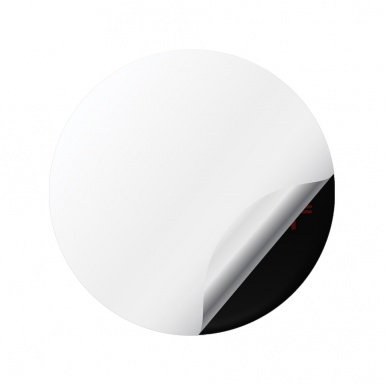 OZ Silicone Stickers Center Hub sports black and red 