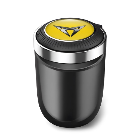 Seat Cupra Yellow Print Logo Automotive Ashtray