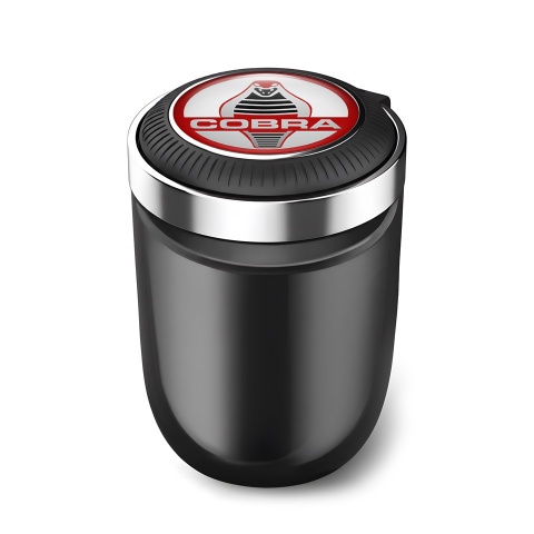 Ford Cobra Ashtray Logo Container for Cigarette LED Portable
