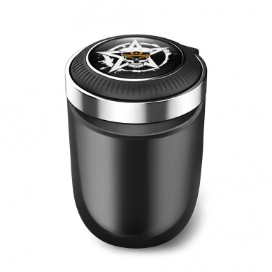 Skull Ashtray Car Accessory Star Logo Design 