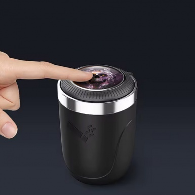 Skull Ashtray Logo Container for Cigarette LED Plastic