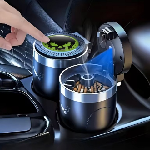 Skull Ashtray Car Accessory High-Quality Decoration 
