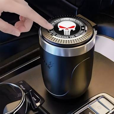 Skull Portable Car Ashtray for Cigarette Premium Quality