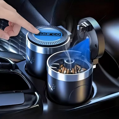 Sparco Car Ashtray for Cigarette Blue Edition 