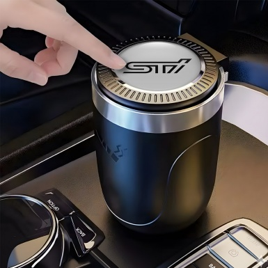 Subaru Car Ashtray for Cigarette STI Gray Edition 