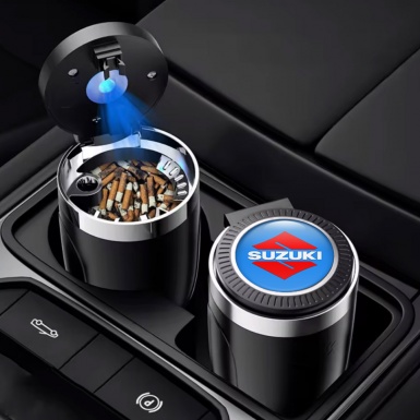 Suzuki Car Ashtray for Cigarette Version with Blue Logo Motive 