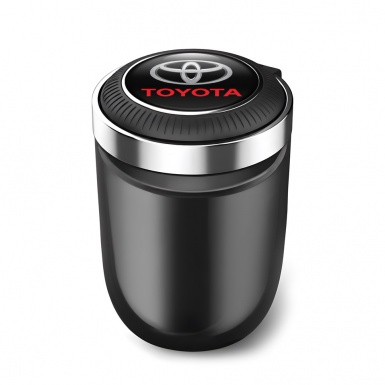 Toyota Stylish Ashtray Logo Container for Cigarette LED