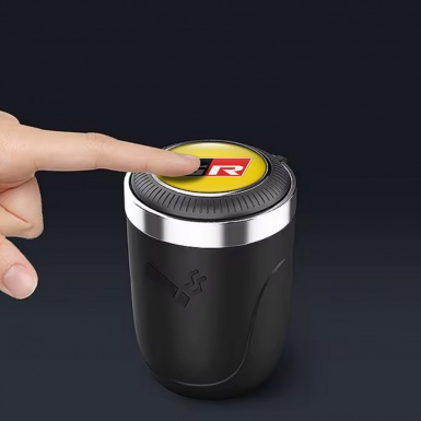 Toyota GR Trash Can Ashtray Yellow Logo motive 