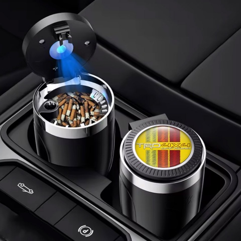 Toyota Ashtray Logo Container for Cigarette LED TRD 4x4 Multicolor print 
