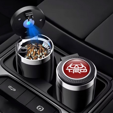 Toyota Car Ashtray for Cigarette TRD Logo Portable Edition 