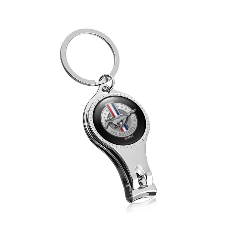 Ford Mustang Fob Chain Fingernail Trimmer Black Stylish Color Logo Badge