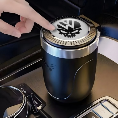 VW Automotive Ashtray Skull Logo Edition 
