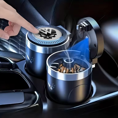 VW Automotive Ashtray Skull Logo Edition 