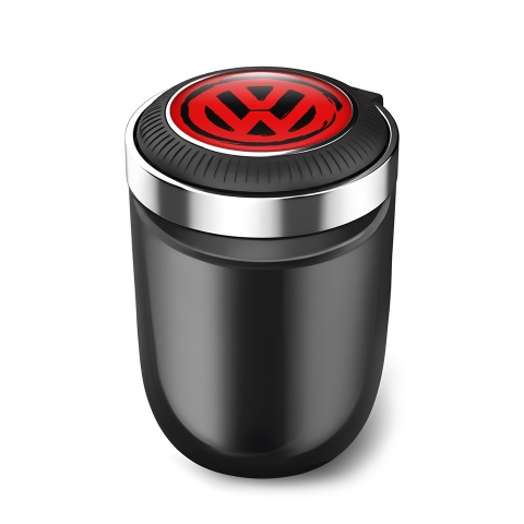 VW Ashtray Car Accessory Red Style Logo 