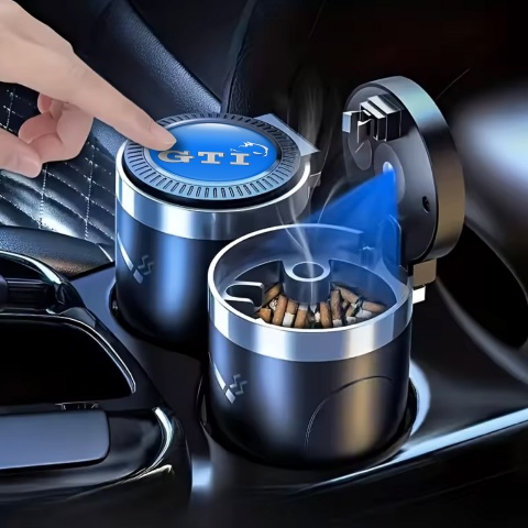 VW Car Ashtray for Cigarette Blue GTI Style 