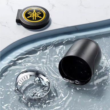 Yamaha Automotive Ashtray Stylish Yellow logo 