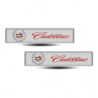 Cadillac Silicone Emblem With Premium Quality Logo Style 