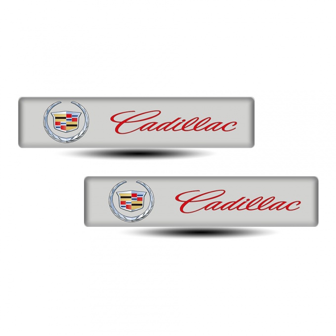 Cadillac Silicone Emblem With Premium Quality Logo Style 